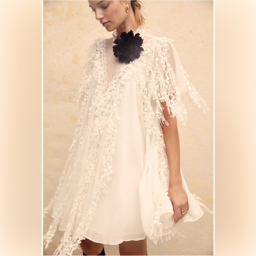 Free People🤍Pirouette Mini Dress New with Tags 💎 - Picture 6 of 6